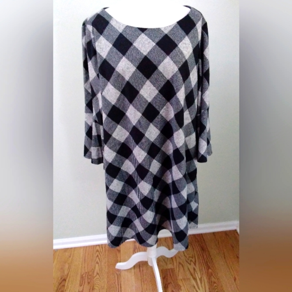 Jessica Howard Buffalo Check Plaid Dress